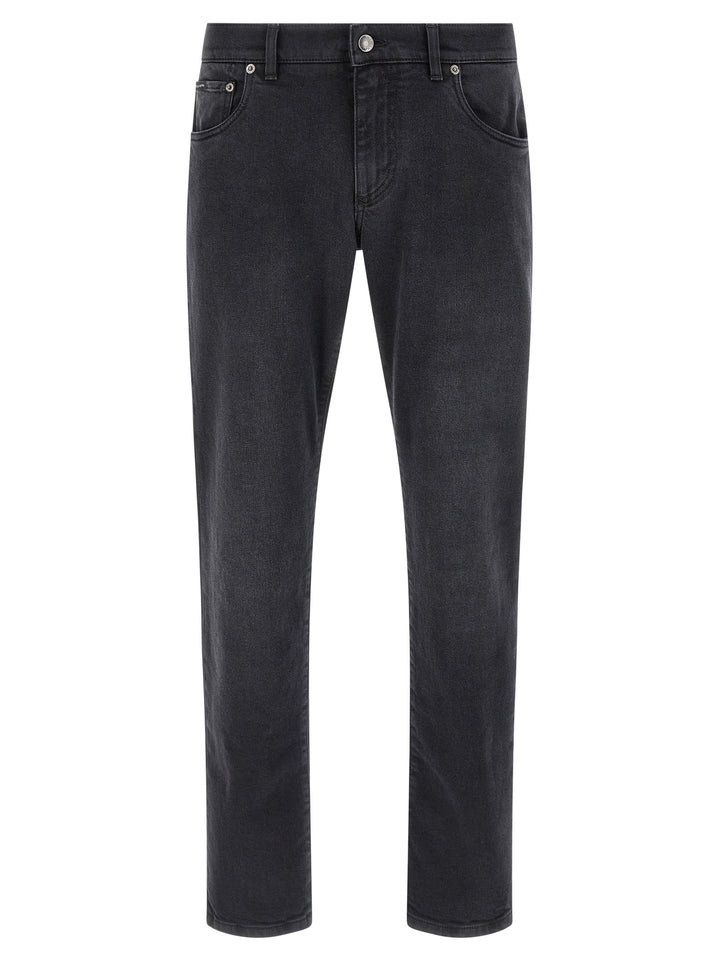 Dolce & Gabbana Stretch Jeans Pantaloni - Nero | 563734ef8d0cfb18bb0a71ce6479fa39ddd14437