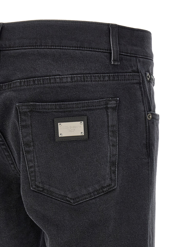 Dolce & Gabbana Stretch Jeans Pantaloni - Nero | b2fc844dbb5b177a65bcd1b609fc0fc3743877a0