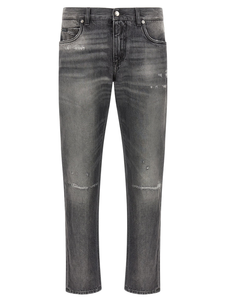 Dolce & Gabbana Distressed Jeans - Grigio | 25db6c084c1a9c51f3196093c40d35c2e84710ae