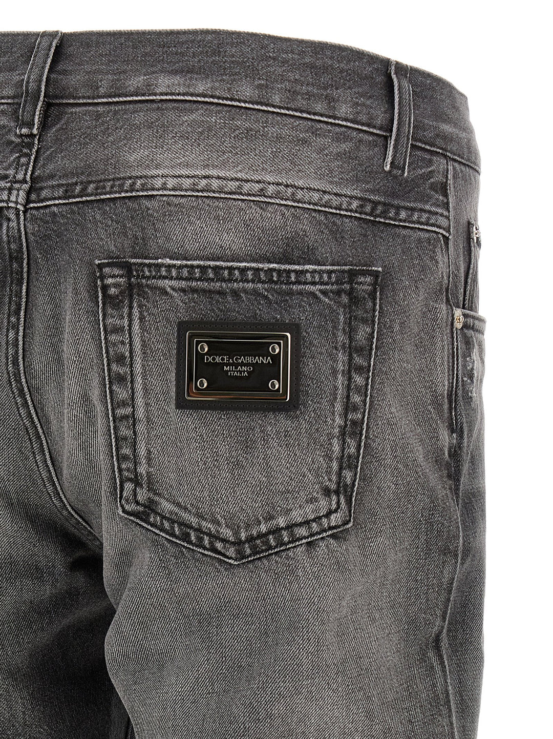 Dolce & Gabbana Distressed Jeans - Grigio | 40eae3788dd42d0e498d779c29e06bfd3c33a3b5