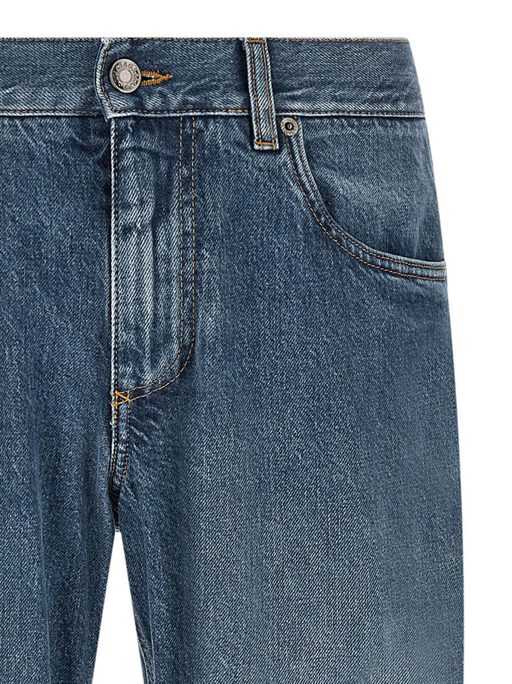 Dolce & Gabbana Heraldic Embroidery Jeans - Blu | 1a378b00188d071a25f675f1d6f9e05bb532234d
