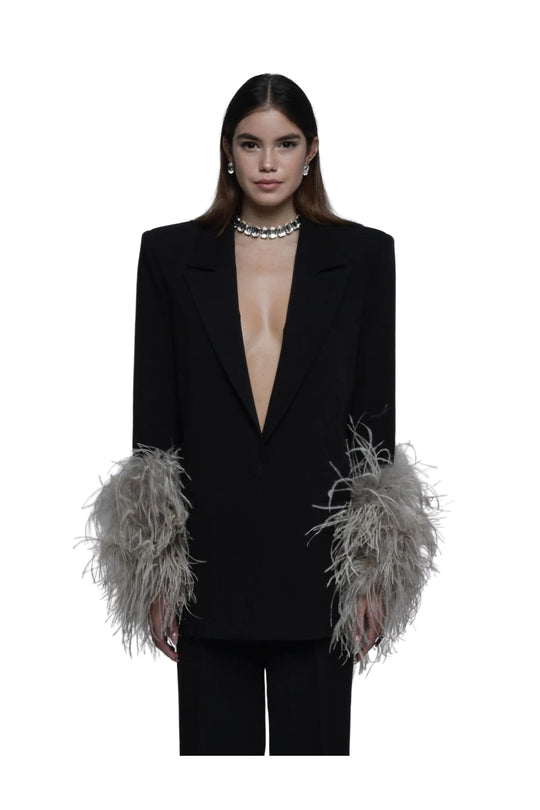 Giacca Double Black Sand