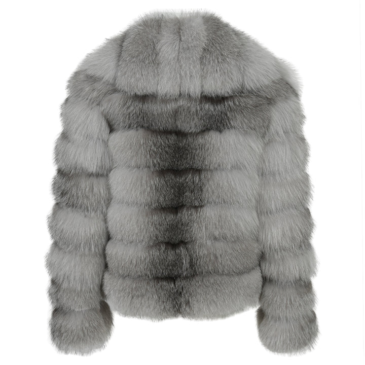 Giacca Ghiaccio Silver Fox in Pelliccia di Volpe