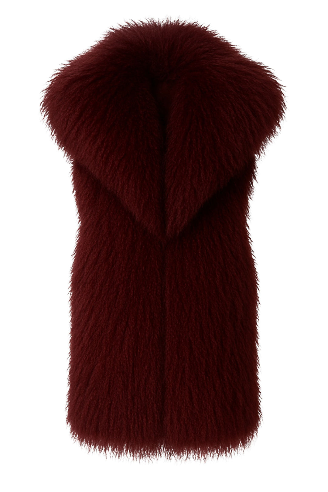 Gilet Tania Borgogna in Mongolia