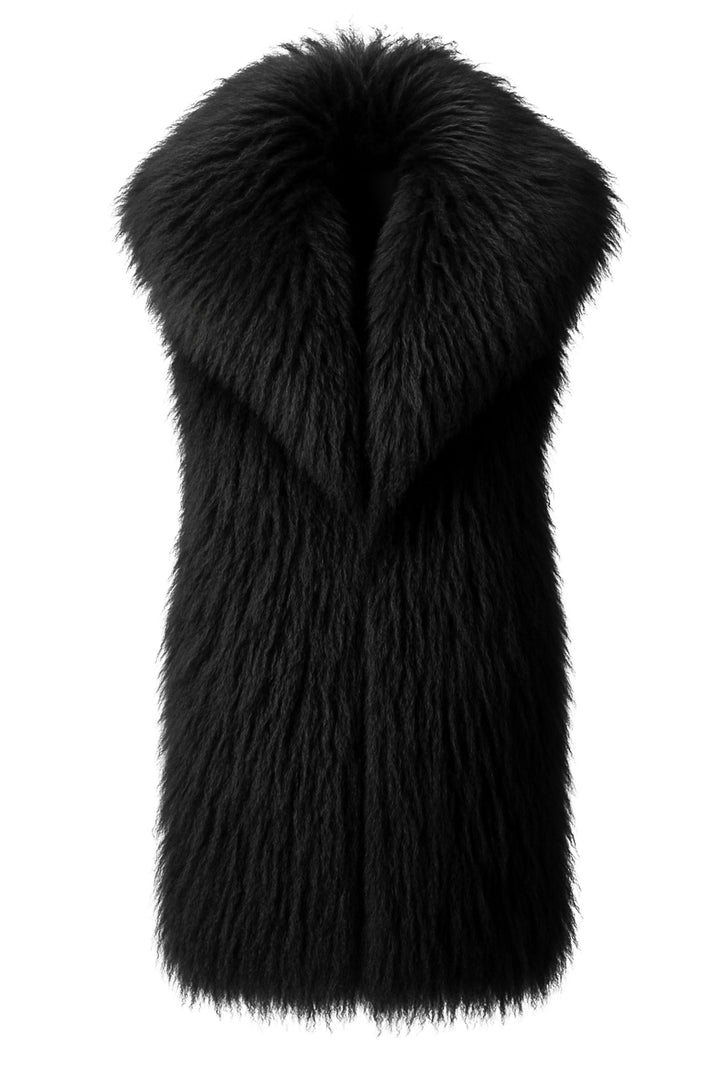 Gilet Tania Nero in Mongolia