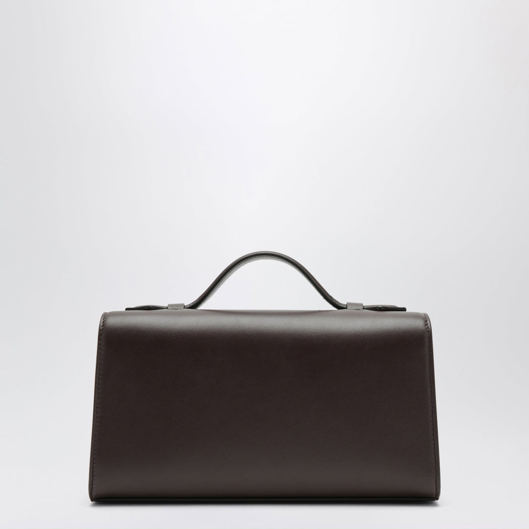 Savette Braune Small Symmetry Pochette Handtasche aus Leder