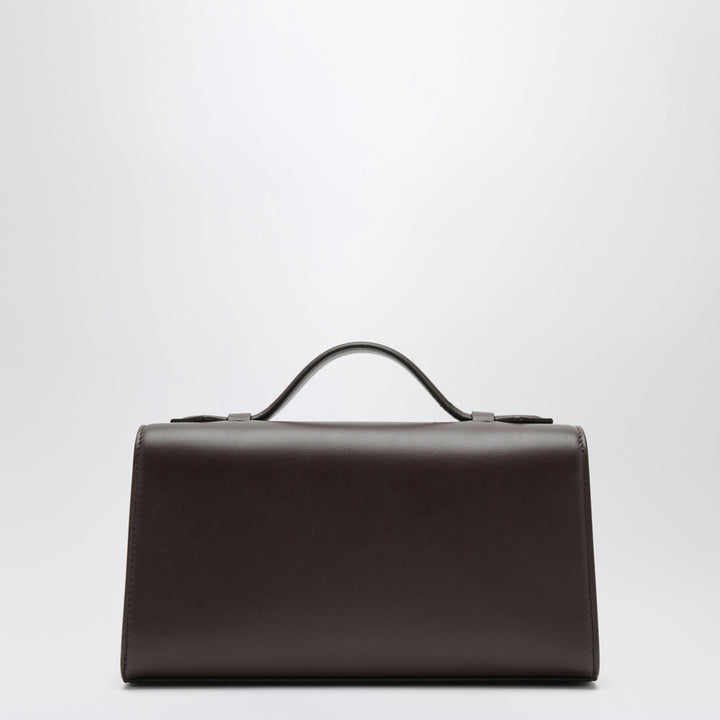 Savette Braune Small Symmetry Pochette Handtasche aus Leder