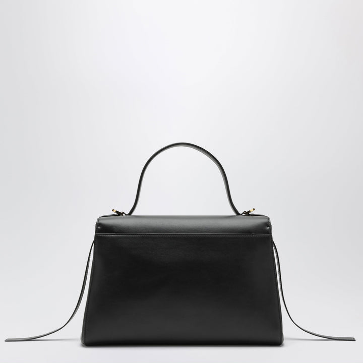 Savette Sac à Main Soft Symmetry Noir En Cuir