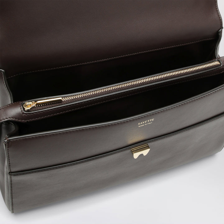 Savette Symmetry Weiches Braun aus Leder