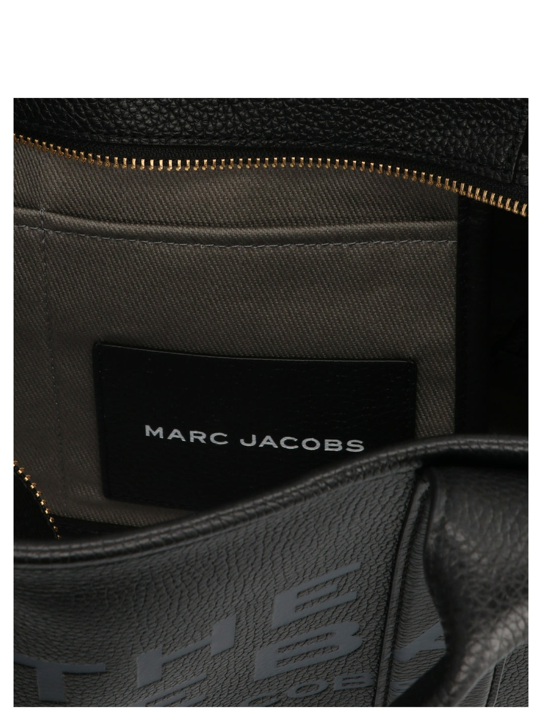 Marc Jacobs The Leather Medium Tote - Nero | 6fd0f4da586f3dadd8a362152bdc750e83ed9449