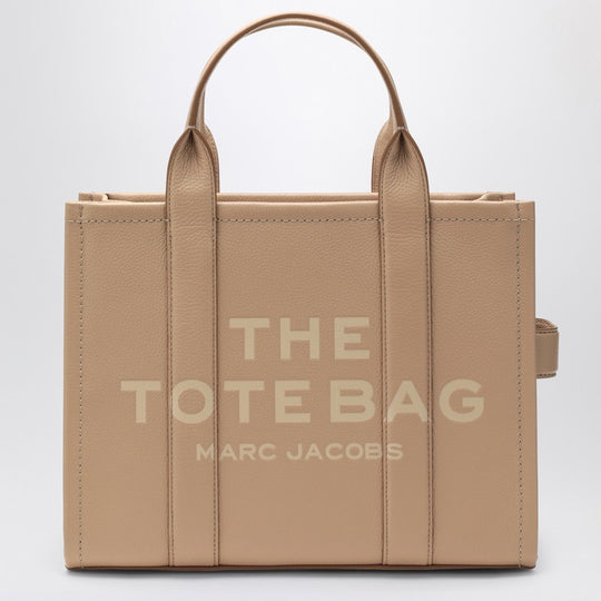 Camel Leather The Medium Tote Bag