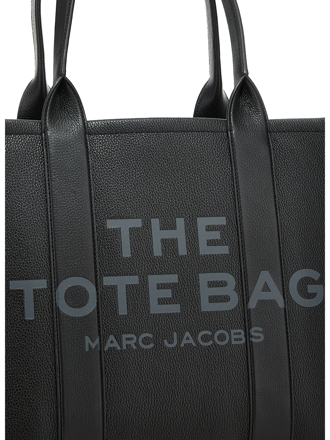 The Leather Large Tote Tote Nero