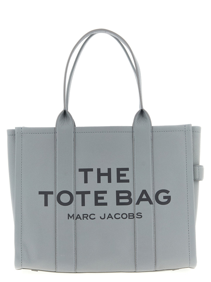 Marc Jacobs The Leather Large Tote Tote - Grigio | 0bbe1d9f8c0cd388762e90f9012e6d08d003bbae