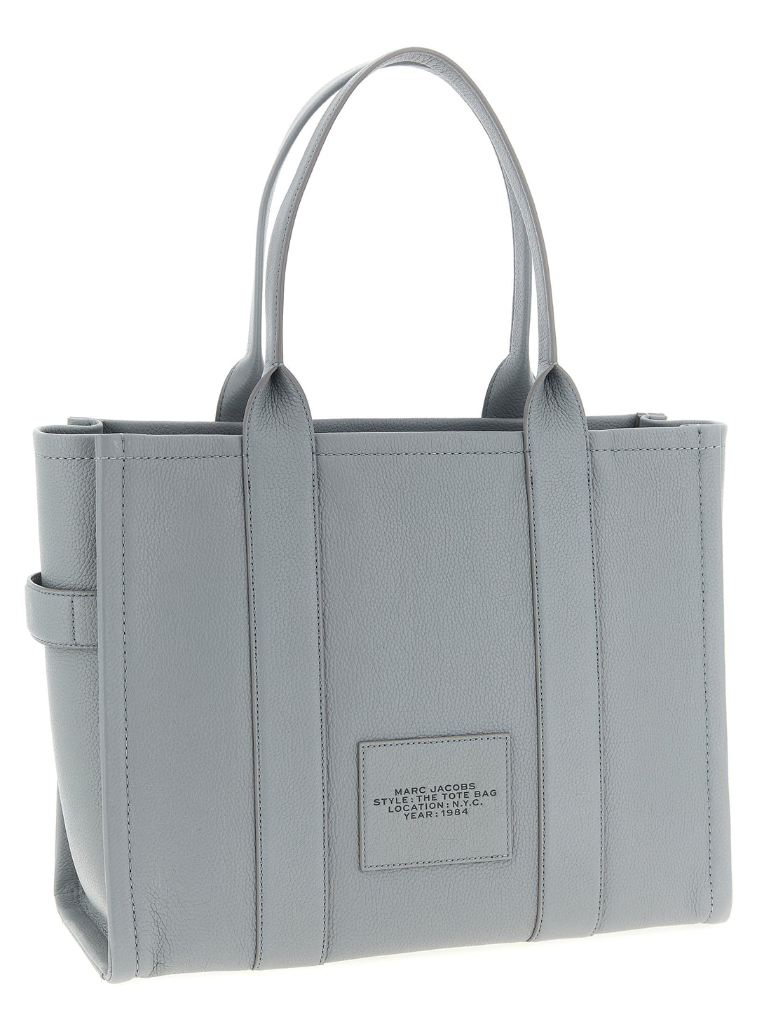 Marc Jacobs The Leather Large Tote Tote - Grigio | 759c434a2d8c5971107fe0df1970b1ce4bace119