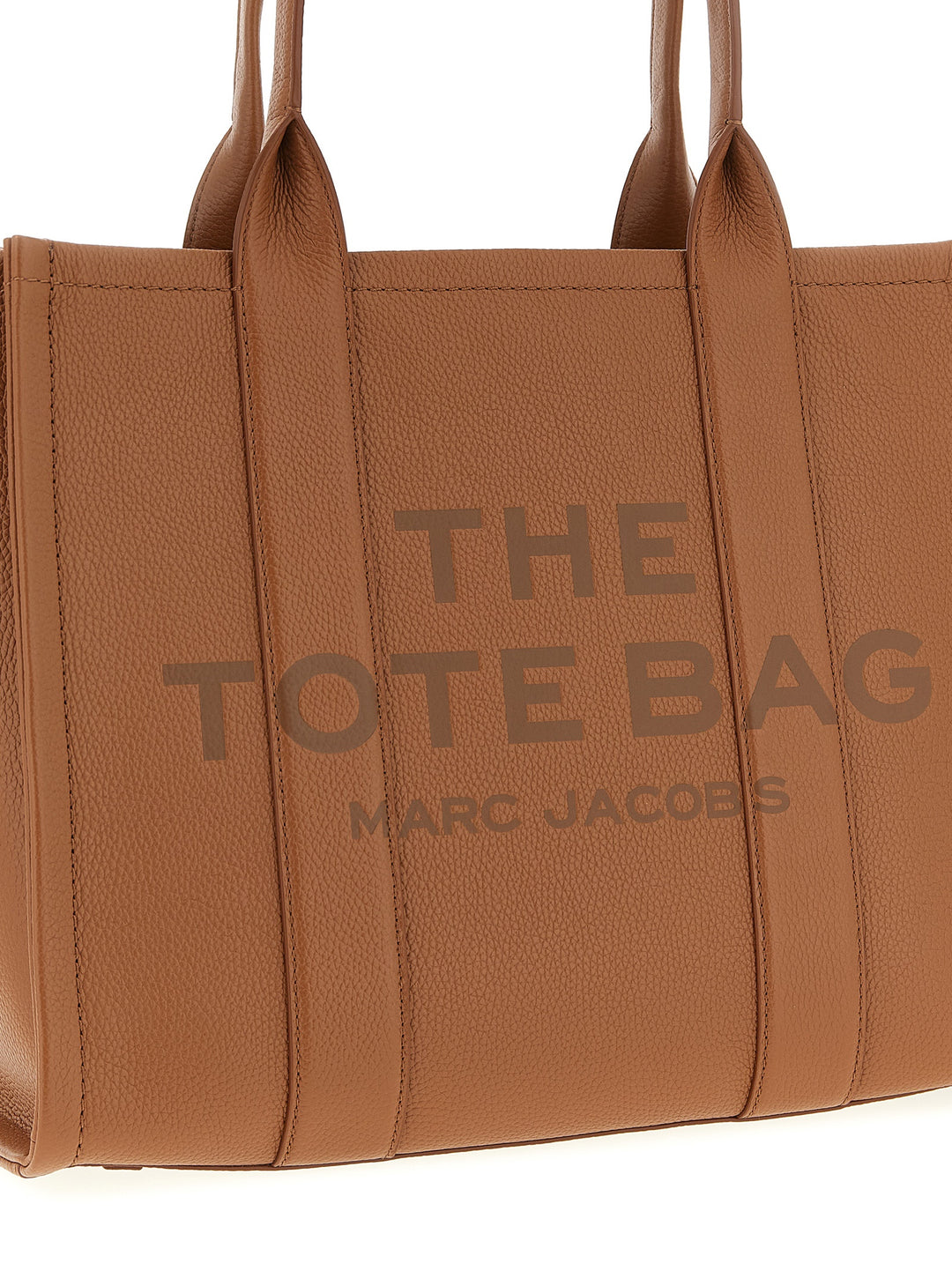 Marc Jacobs The Leather Large Tote Tote - Marrone | 422f12eb27fb643b68822663fd9455dfcfffef6c