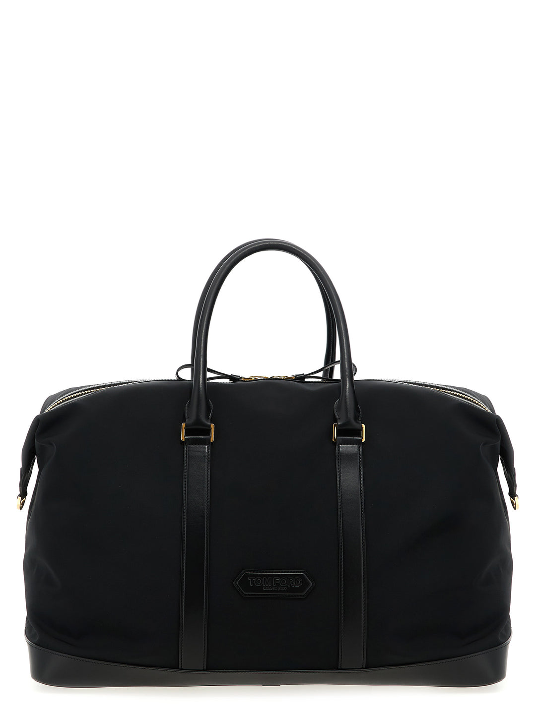 Tom Ford Leather Details Travel Bag Casa e Lifestyle - Nero | a1055b69546d984237233b10d5ead6b03f61fff4