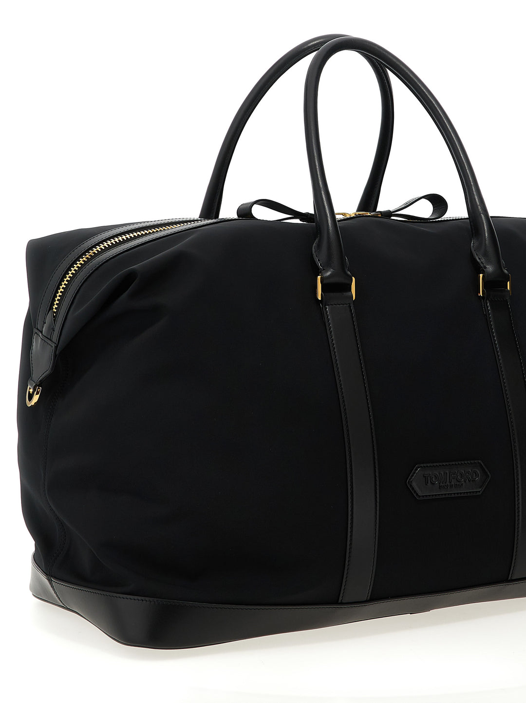 Tom Ford Leather Details Travel Bag Casa e Lifestyle - Nero | 606b5cbd5a52ee7ce387641b2685743c22355ccf