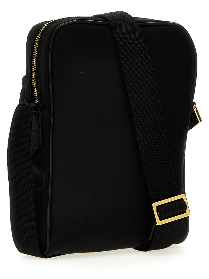 Tom Ford Logo Nylon Crossbody Bag Borse a Tracolla - Nero | dee40fe0c0ed26bfb2ee22661b5144c9ca3400a0