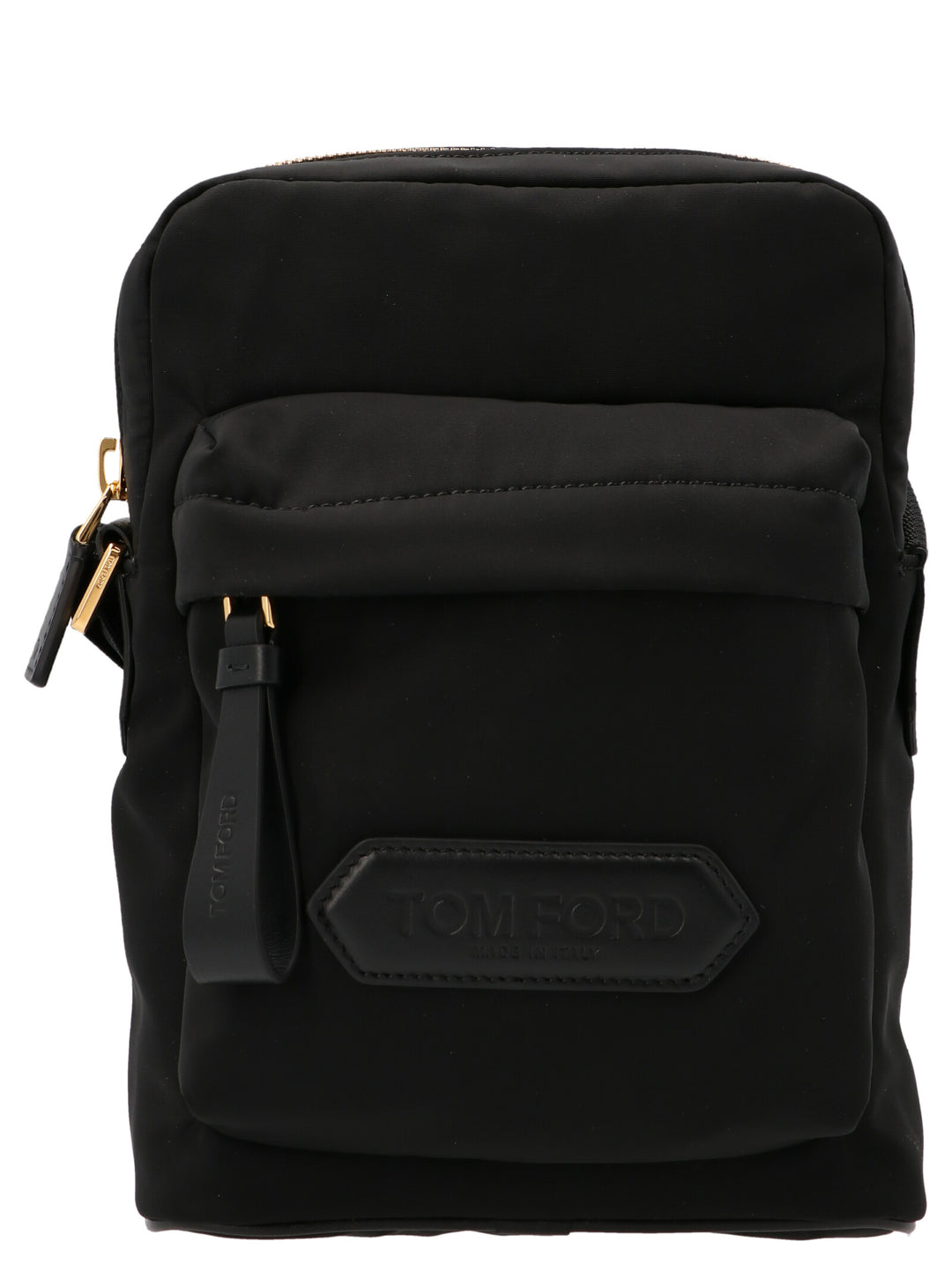 Tom Ford Logo Nylon Crossbody Bag Borse a Tracolla - Nero | 560309ab85533fe12cedceb4acee78f14a55a606