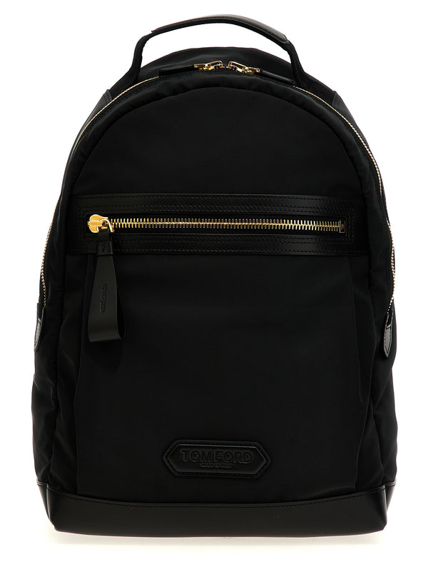 Mochila con Logo Mochilas y Maletas Negro
