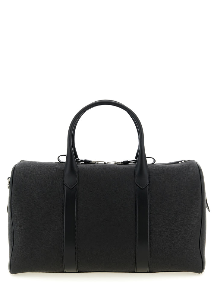 Tom Ford Medium Leather Duffel Bag Casa e Lifestyle - Nero | 8dd56dc9a4c812ebc13ec6f0ac1d89f9a55014d1