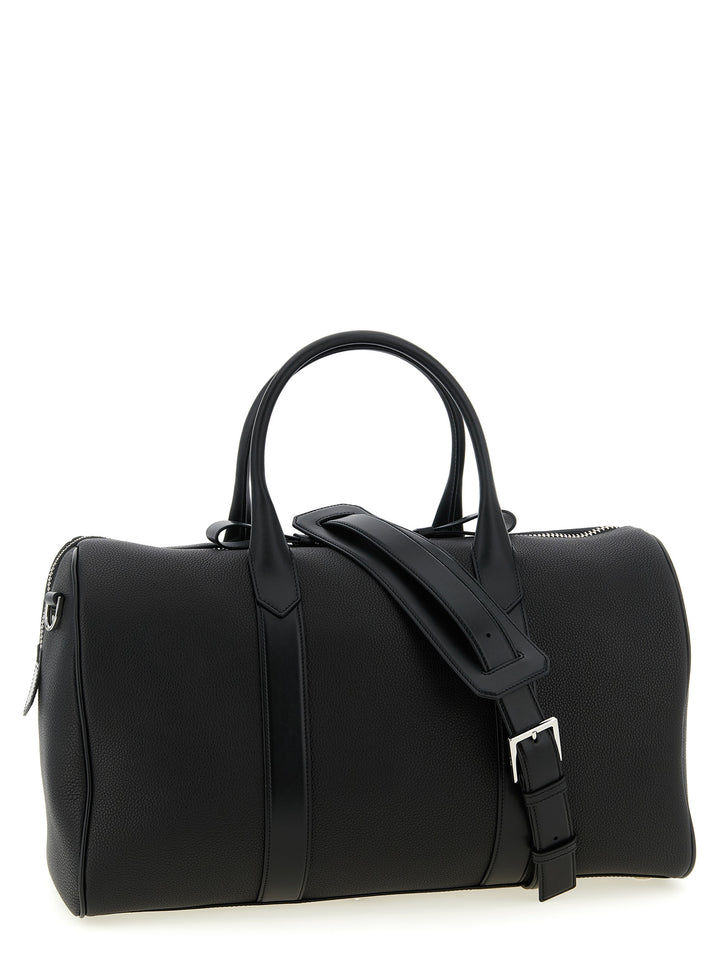 Tom Ford Medium Leather Duffel Bag Casa e Lifestyle - Nero | 8374b26096022a93d2b97d11f87231c1dc70ee11