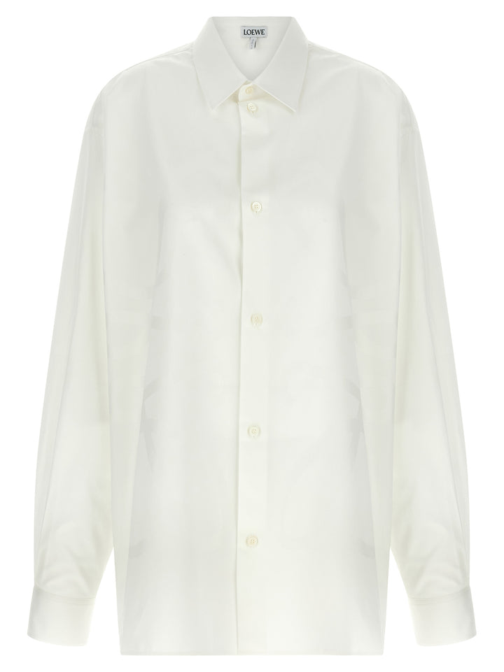 Loewe Anagram Shirt Camicie - Bianco | 23717f3add23c01457260077bcfca9bc00581e4f