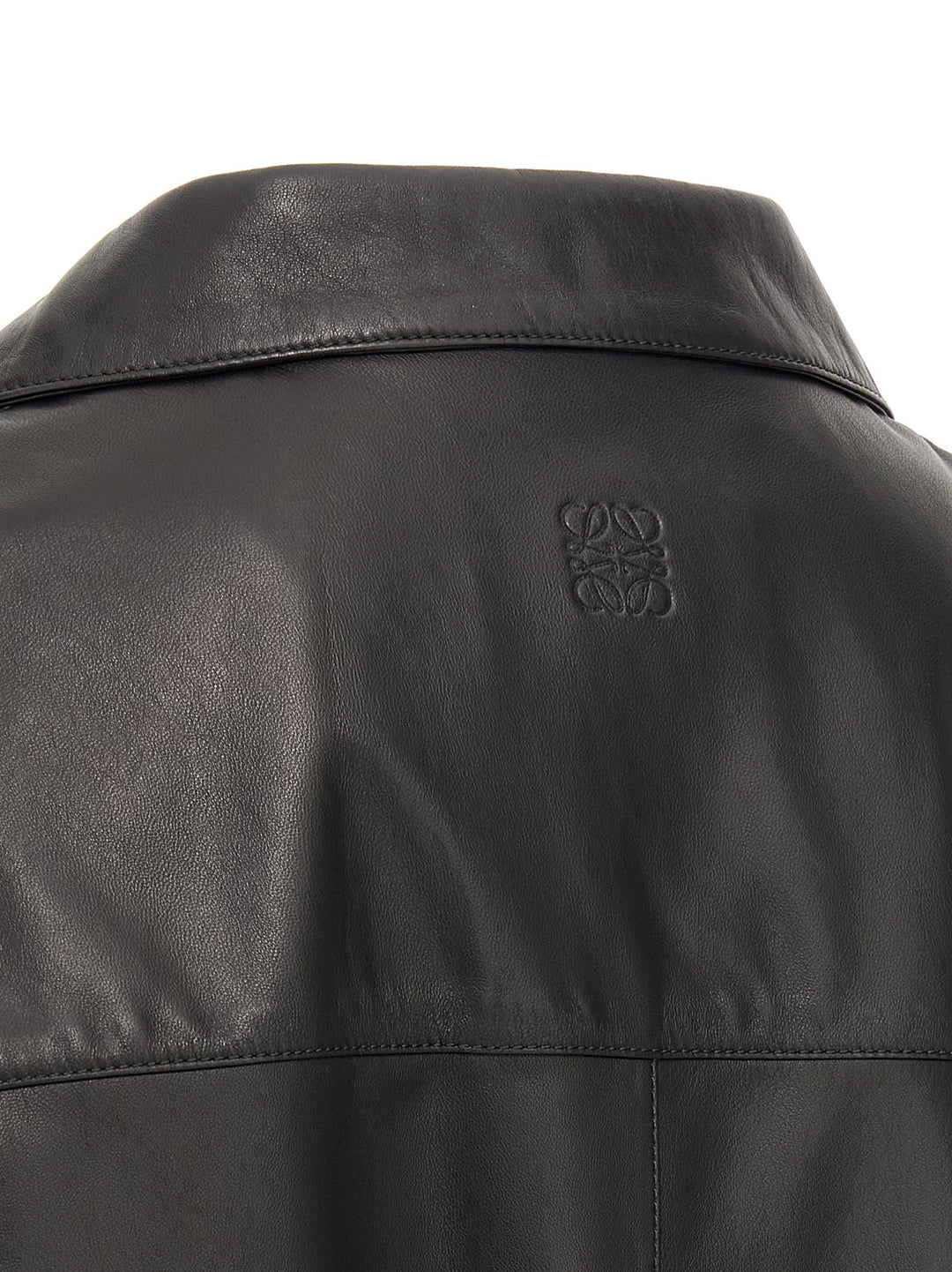Loewe Nappa Leather Shirt Camicie - Nero | 083a443a4070569b457c9e4bd1042537d9ce6dbb