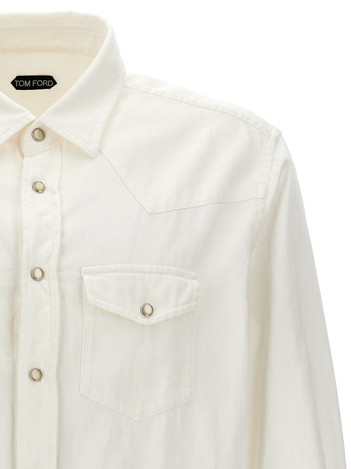 Denim Shirt Camicie Bianco