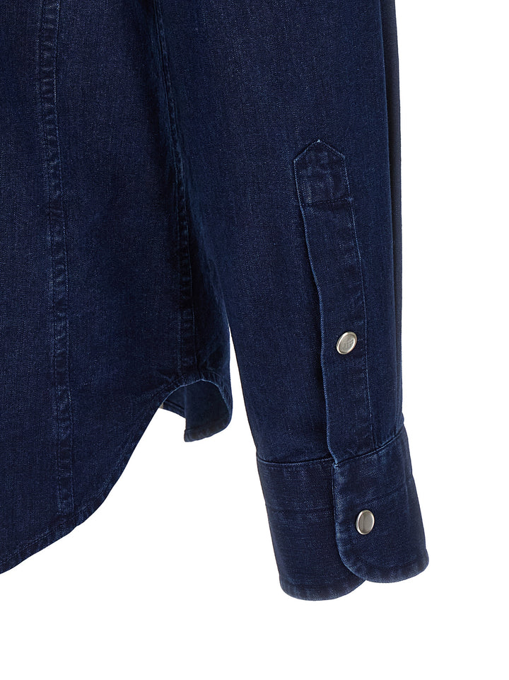 Tom Ford Western Camicie - Blu | dea3f7c744d20699026e56fdcae9c6453b666e65