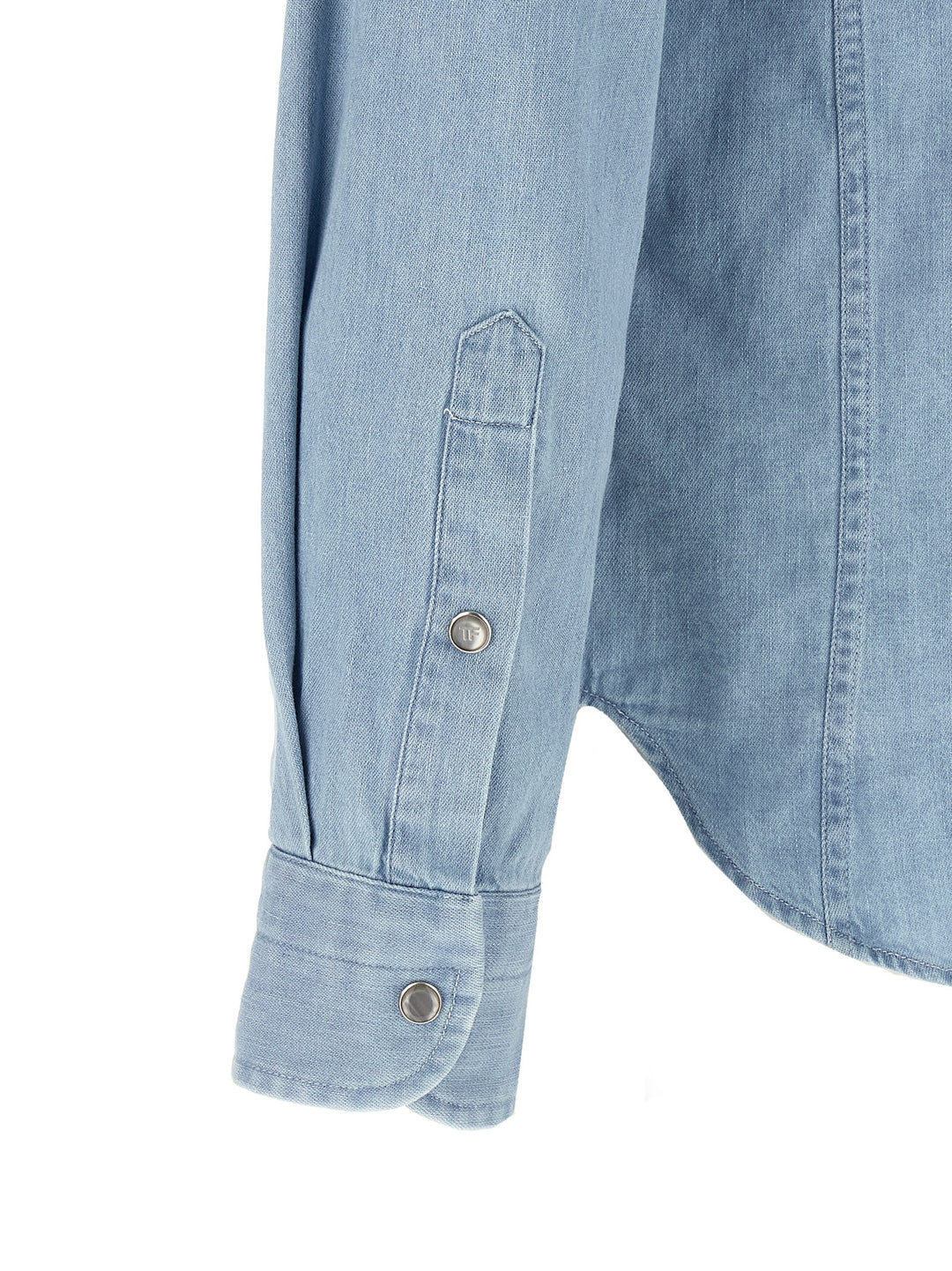 Tom Ford Western Camicie - Celeste | e66c2b267e29d7209f8bf060badb133e25500097