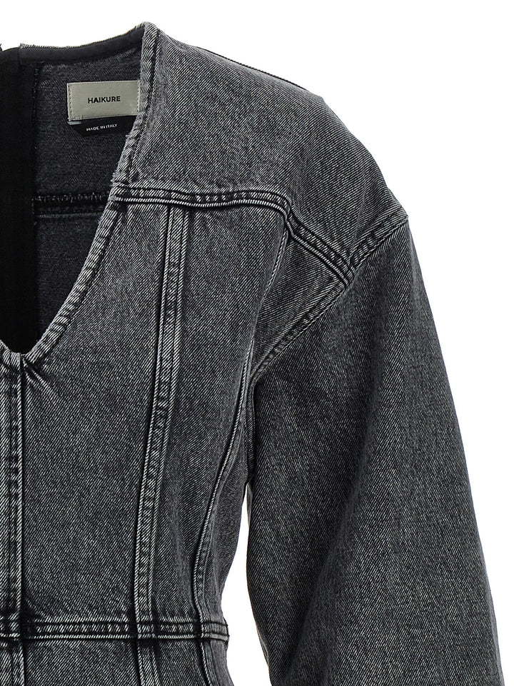 Haikure Denim Dress Abiti - Grigio | 58a1558ad25dda6f927279ef63599e7b93968549