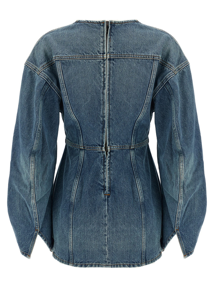 Haikure Denim Dress Abiti - Celeste | 129205be63707dccd0e70f6ec16c66c5afd5fa6f