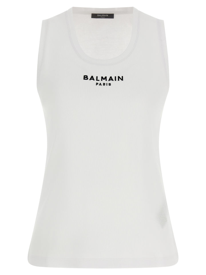 Balmain Balmain Paris Top - Bianco | 42fe68ed2d6a813033dccb15f4293233e89533b2