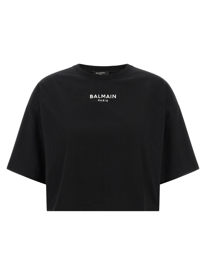 Balmain Balmain Paris T shirt - Nero | a31a7ad9052c0b24cea7f97f3f1932e5eeb899b6