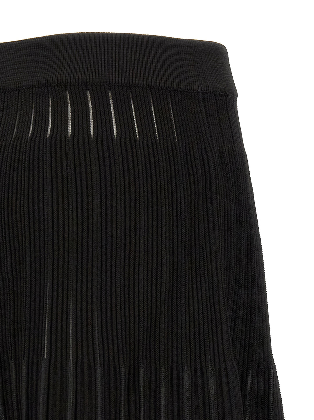 Balmain Pleated Skirt Gonne - Nero | 4e08aeb1be0148dfdb67183adfee04b5d57baf10