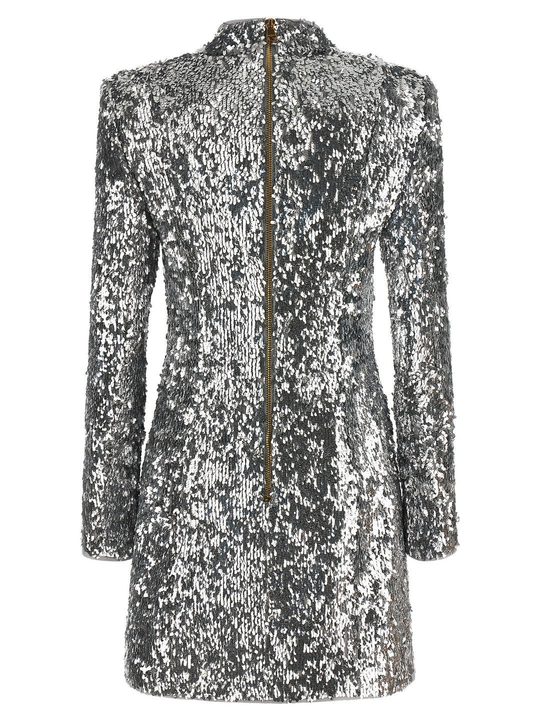 Balmain Sequin Dress Abiti - Silver | c9db42df6103541a3b3fda98477a801639b5c5c7