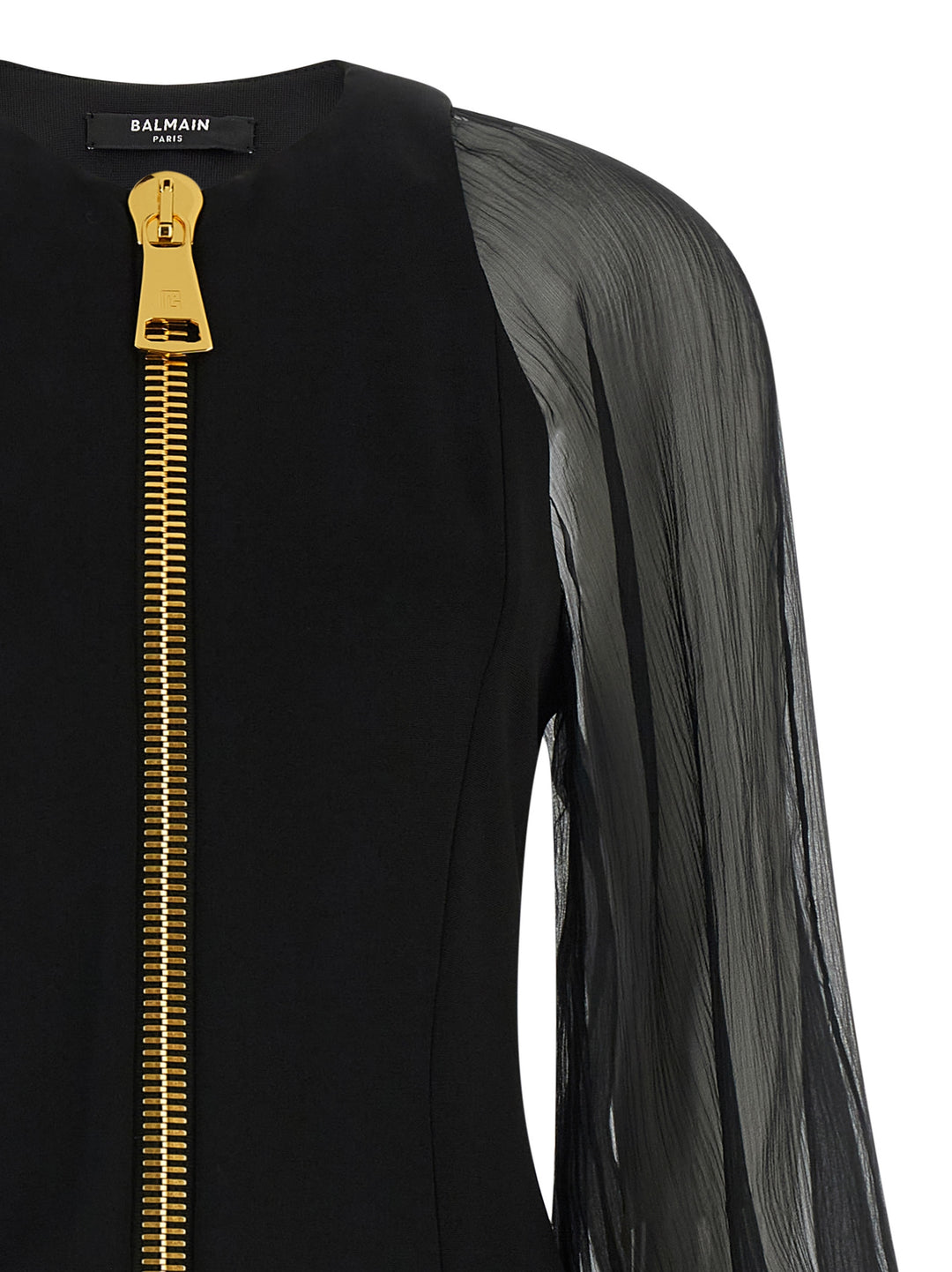 Balmain Xl Zip Dress Abiti - Nero | 31df94229200a99ac178c57b46e424dbc4831efc