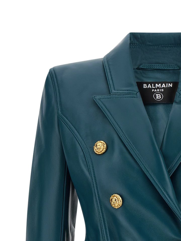 Balmain Testa Di Leone BlazerS - Blu | 71869b6c21878109957d16ccbaae555f2a532f7e