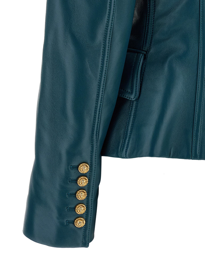 Balmain Testa Di Leone BlazerS - Blu | d1283642c671820ce02da76790a92a500fefe77e