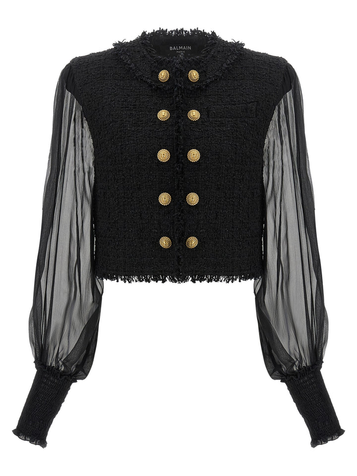 Balmain Spencer Blazer BlazerS - Nero | f946be1e154196888f1e9216fe9459f883433bd2