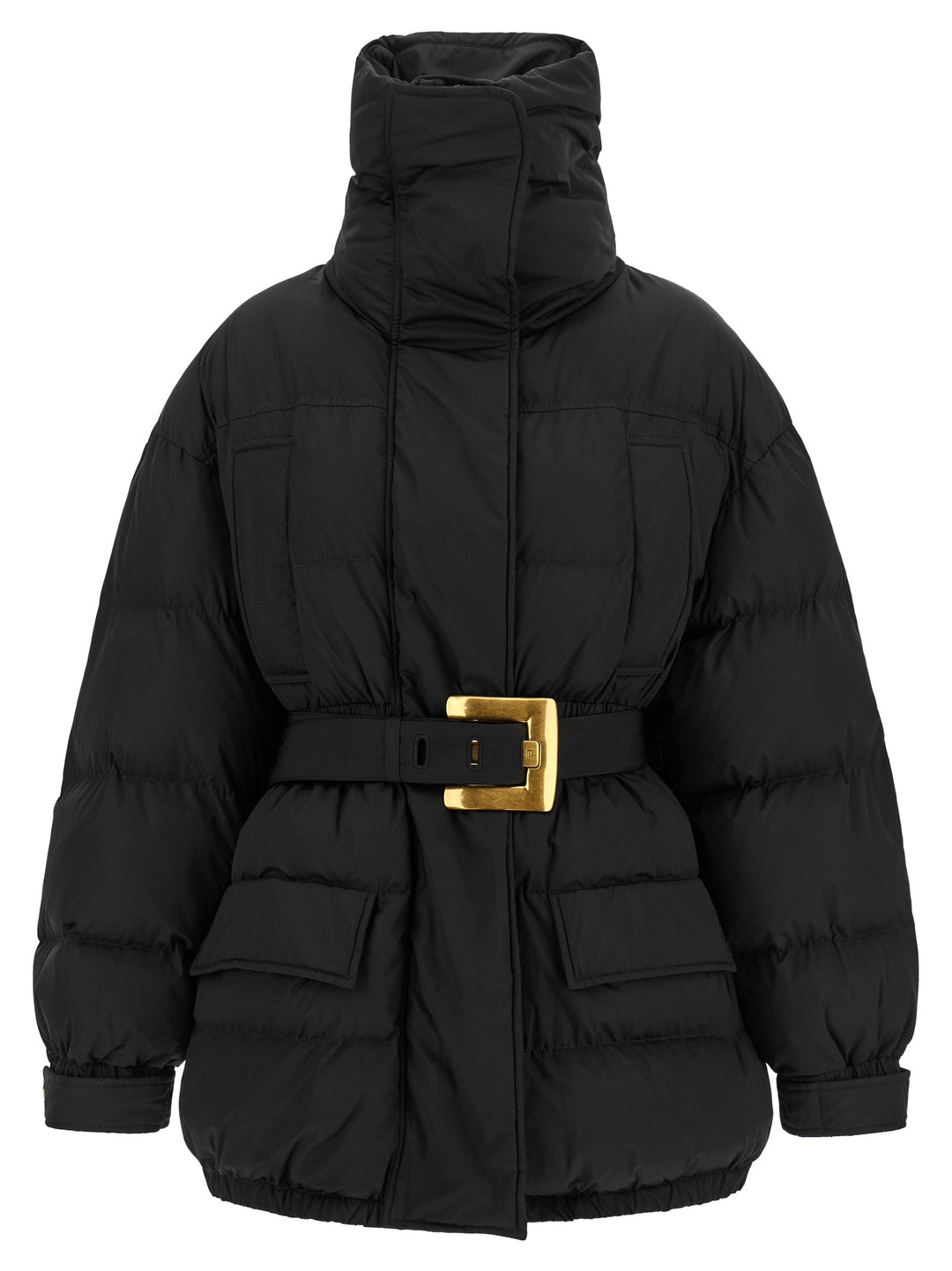 Balmain Anthem Puffer Jackets - Nero | e23d05cd698d05c11a354736b1364c0caceb8084