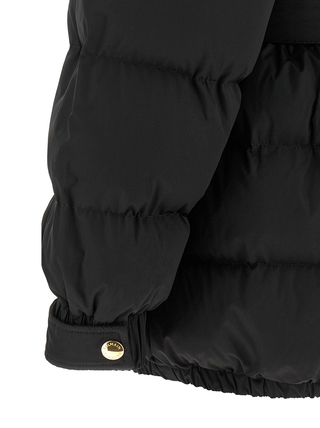Balmain Anthem Puffer Jackets - Nero | de74f91c4394b832a00ef9f82a6fc51623dda682