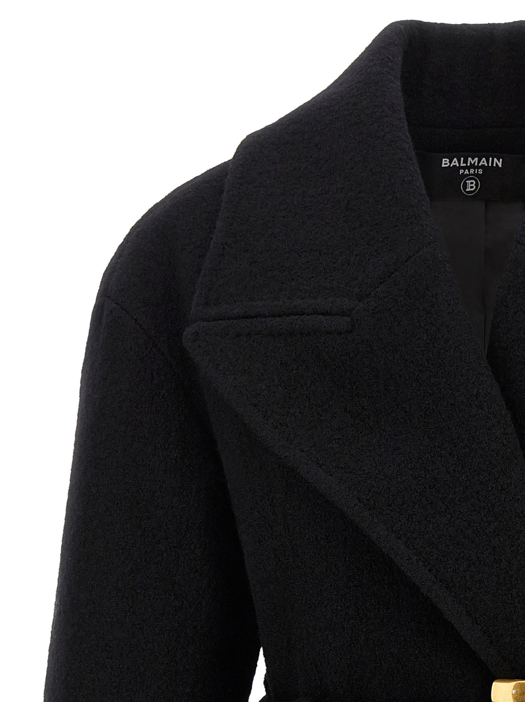Balmain Anthem Trench e Impermeabili - Nero | bc683d08aced339ed29212ce0c337920c8b1e131