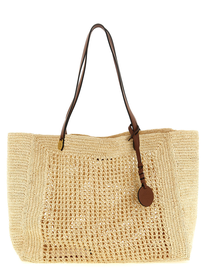 Mulberry Big Crochet Shopping Bag Tote - Beige | 40e33e985c308ff22040c321247885ac8bc36e1e