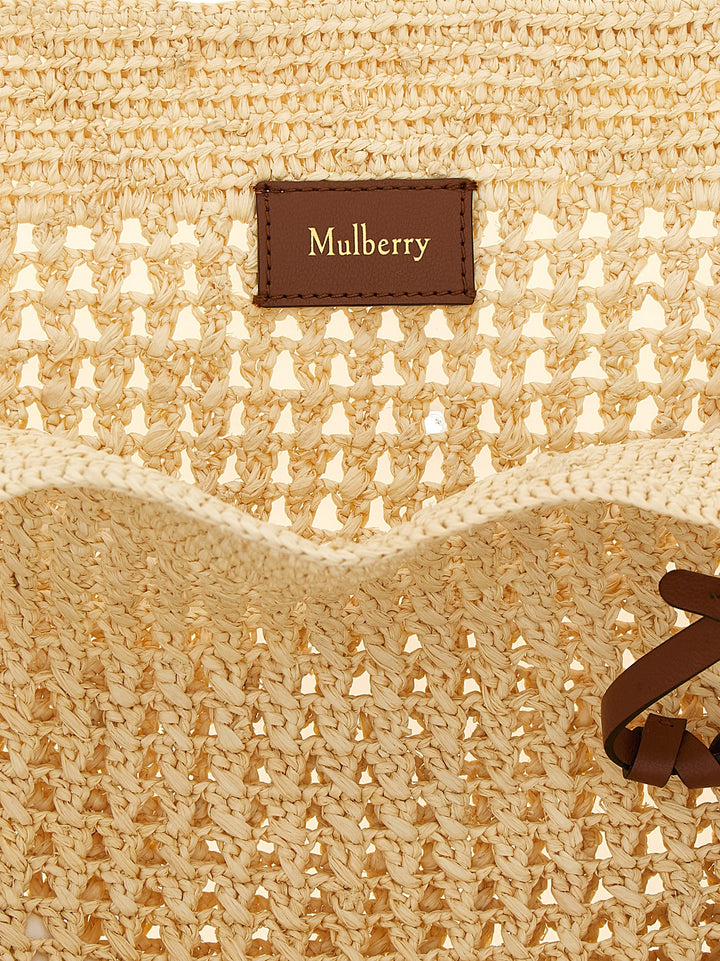 Mulberry Big Crochet Shopping Bag Tote - Beige | bfb757bae788162b785d53b5b5049d8e888ef72c