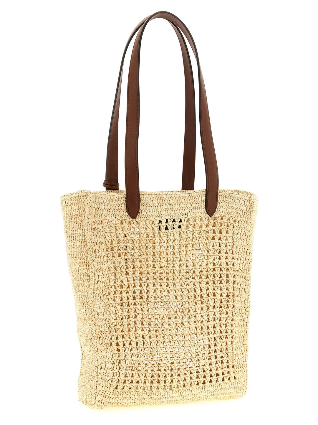 Mulberry Small Crochet Shopping Bag Tote - Beige | e7f1262f9b5bd53892dd3bc010d9263cc729348b