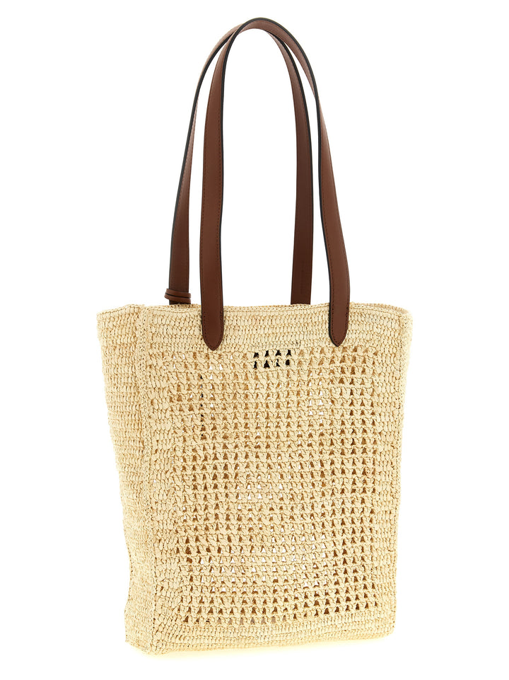 Mulberry Small Crochet Shopping Bag Tote - Beige | e7f1262f9b5bd53892dd3bc010d9263cc729348b