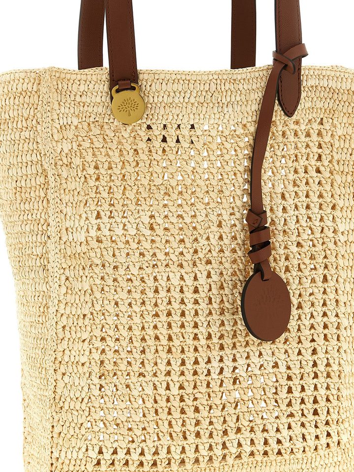 Mulberry Small Crochet Shopping Bag Tote - Beige | 136c4fd2969ad10544bb027eefeb900071be1751