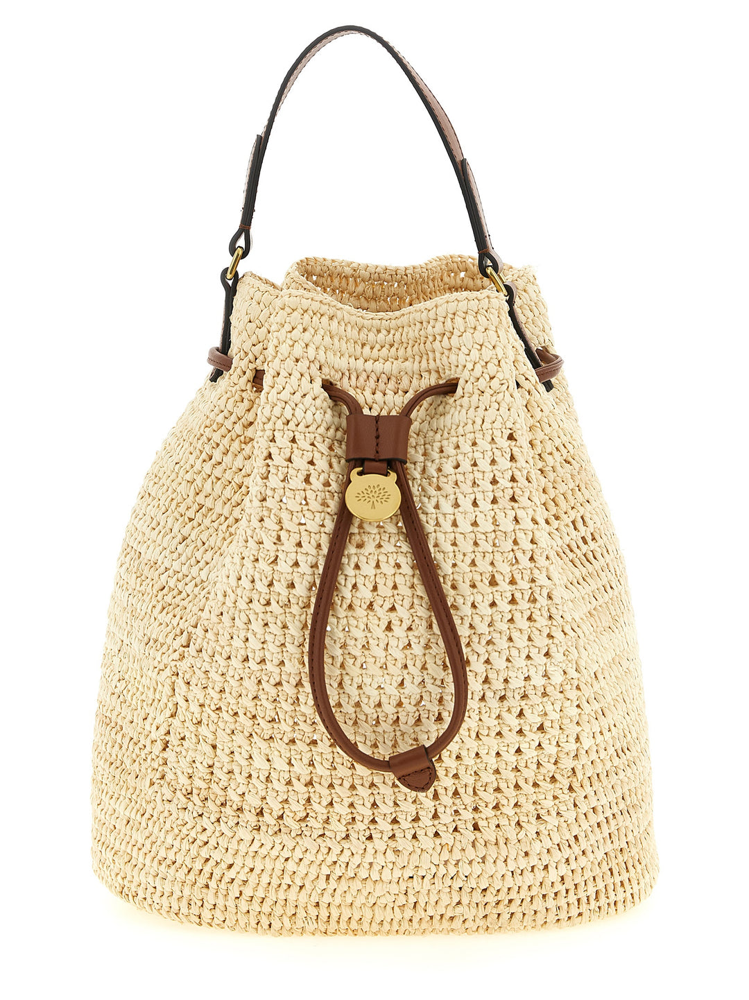 Mulberry Crochet Bucket Bag Borse a Tracolla - Beige | a3e42deb4f42921b5d08844d742afe8686afdeb0
